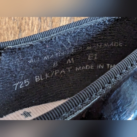 Capezio Tap Dance Shoes Mary Jane style black patent leather shoes women's Sz 8 - Picture 11 of 11